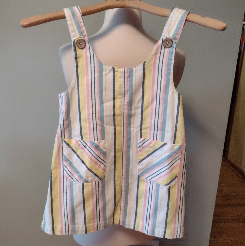 Flapdoodles girls striped dress size 6